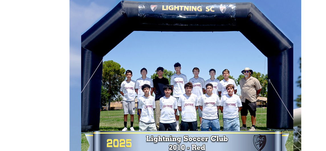 BOYS 2010 LIGHTNING SC RED